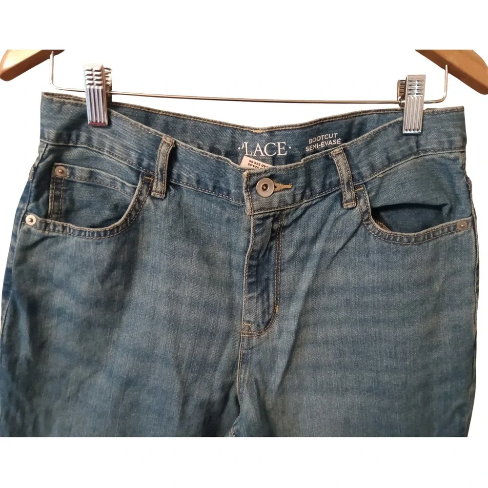 The Childrens Place Kids Husky Bootcut Jeans Blue Size 14 Denim NWT‎